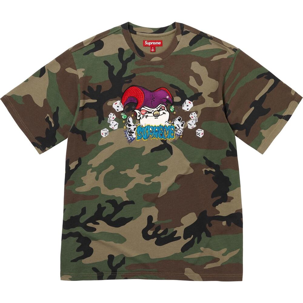 Size XXL • Supreme X AOI • Jester S/S Top • Woodland Camo • Cross Posted • Firm